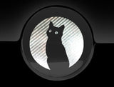 Moon Cat Fuel Cap Cover Car Sticker